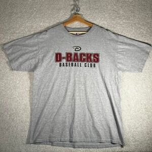 Y2K Arizona Diamondbacks grey baseball tee shirt tshirt Oversized XL